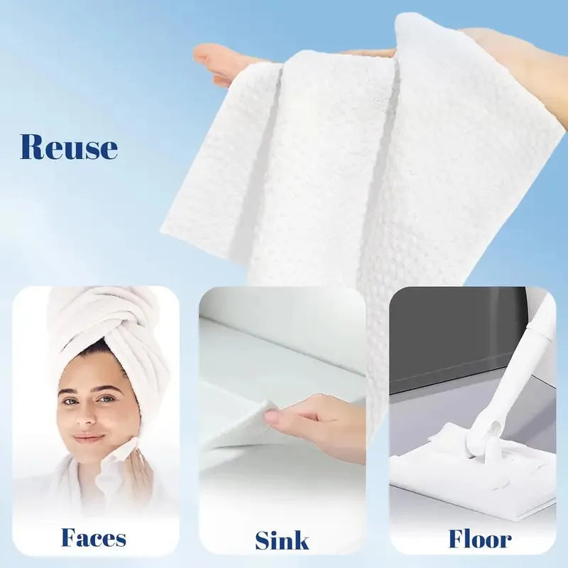 Disposable Face Towels – Thick Makeup Remover Cleansing Wipes