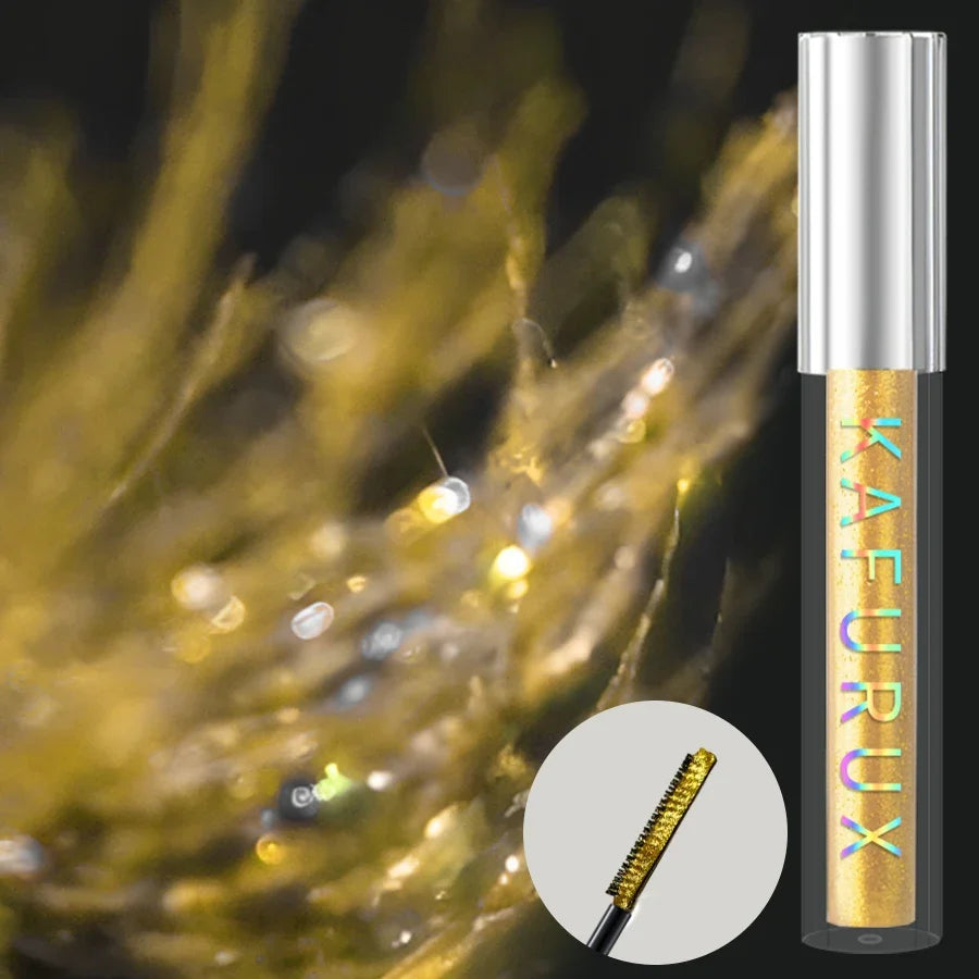 KAFURUX Diamond Glitter Mascara – Shimmer, Volume & Waterproof