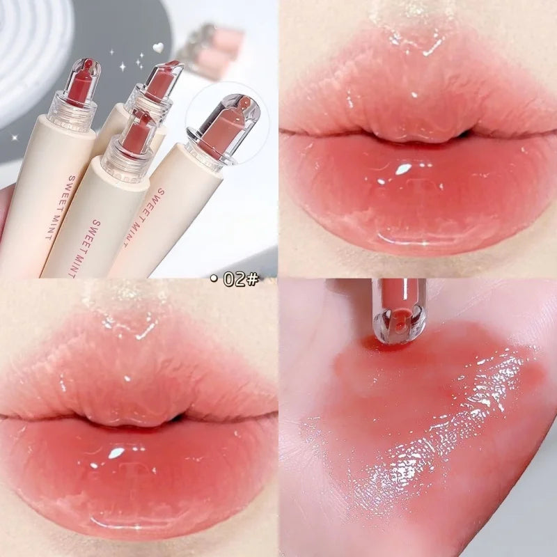 02 SWEETMINT Gifts Women Lip Oil Sets Moisturizing Hydrating