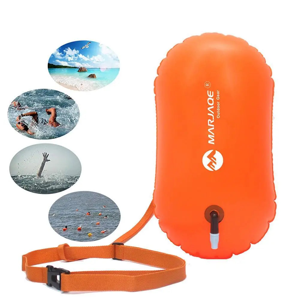 Inflatable Swimming Float Dry Bag with Waist Belt | Water Sport