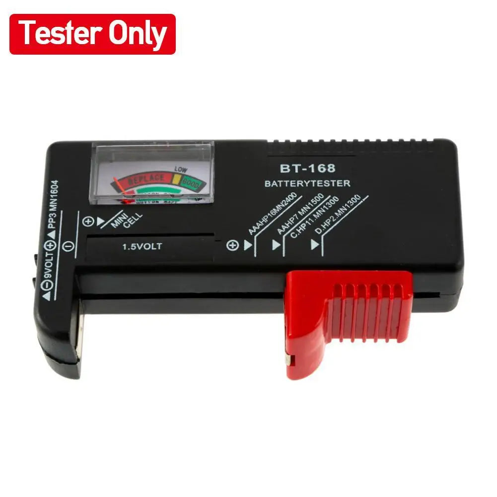 BT-168 Universal Battery Tester | AA AAA C D 9V Voltage Checker