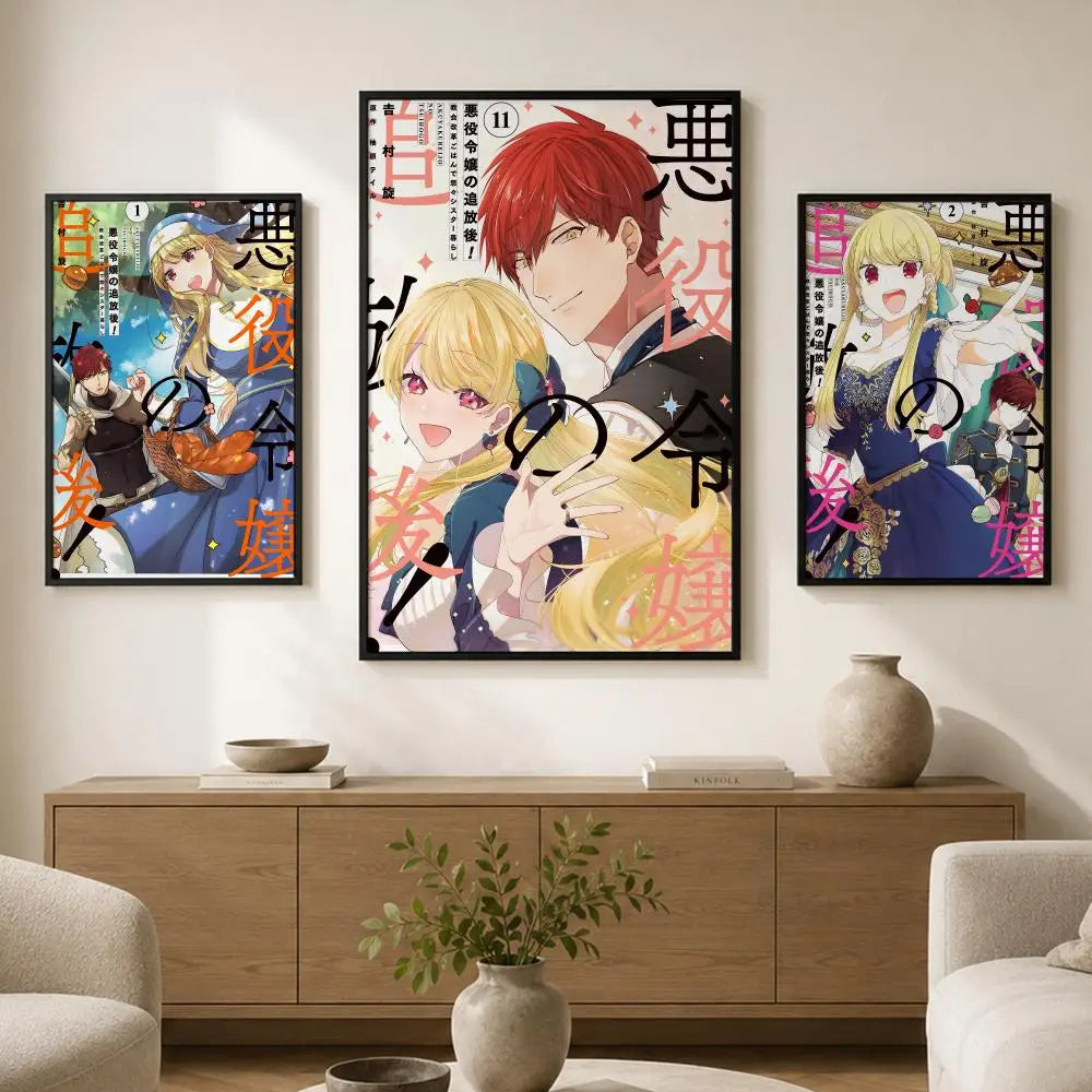 Reijou no Tsuihougo Anime Poster – Waterproof Self-Adhesive Art