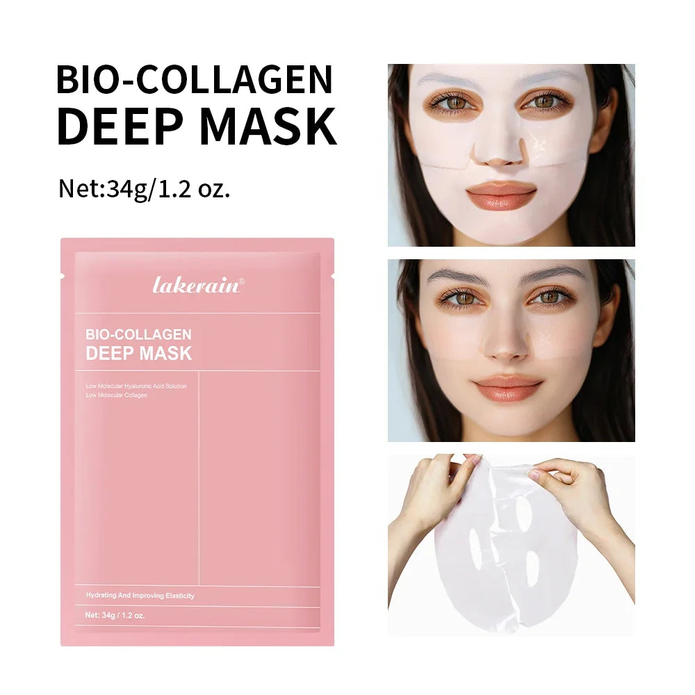 Bio-Collagen Deep Gel Face Mask – Hydrating & Firming | 12pc Set