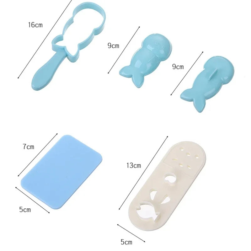 Seal-Shaped Sushi Rice Ball Mold | DIY Bento Mold Tool