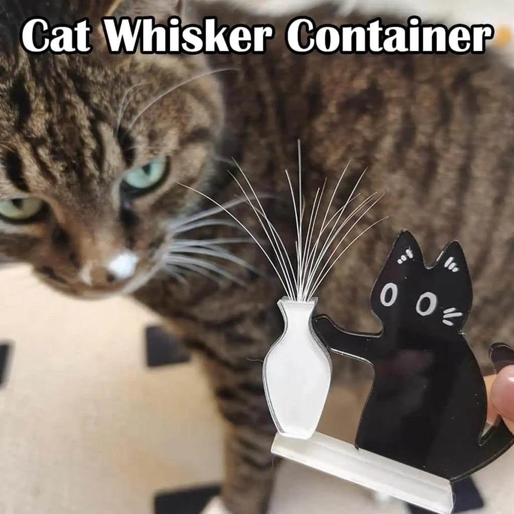 Cat Whisker Holder Fridge Magnet – Cute Acrylic Magnetic Ornament