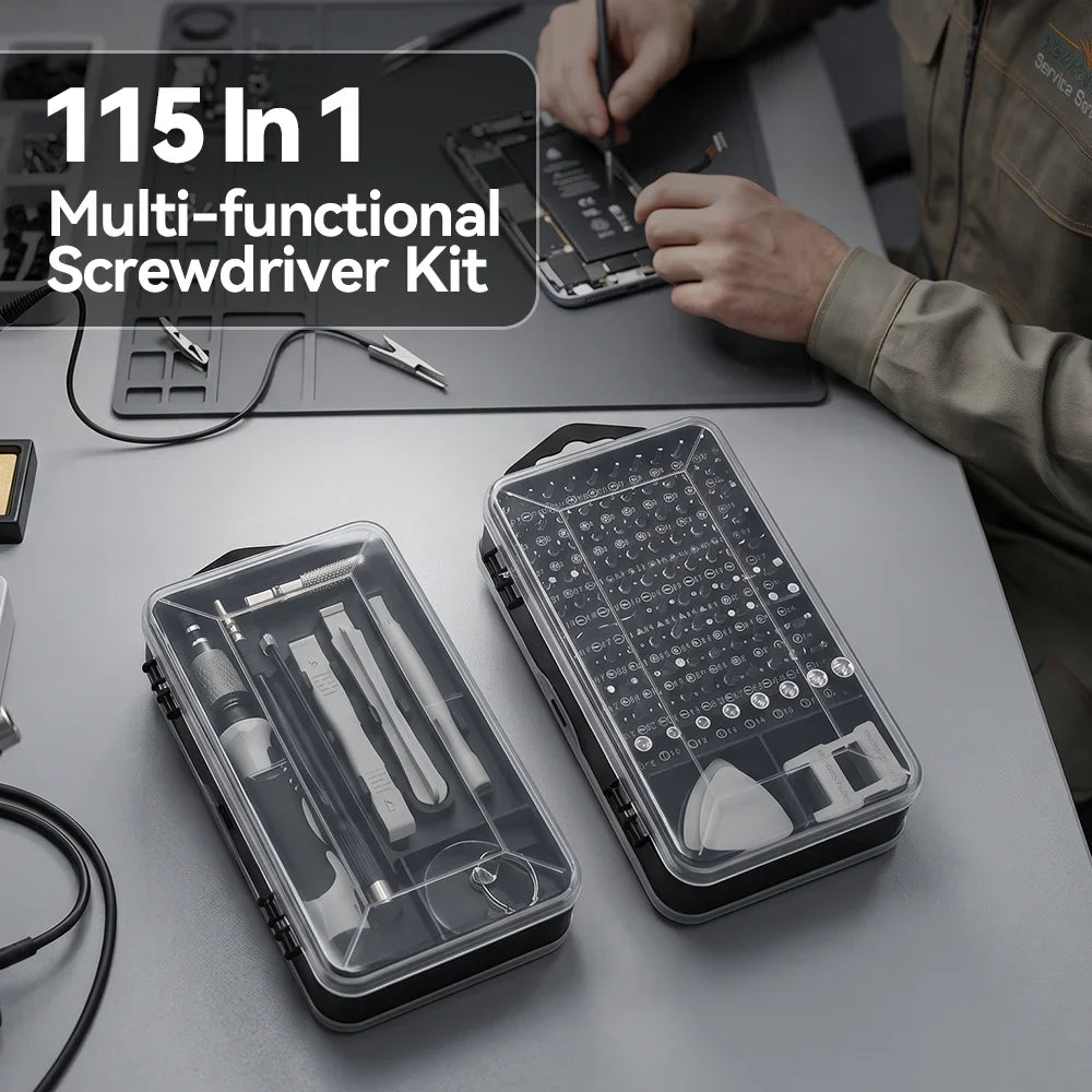 115-in-1 Precision Magnetic Screwdriver Set | Repair Kit