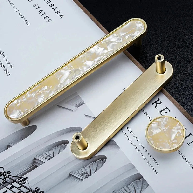 Zinc Alloy Cabinet Drawer Knob – Modern Shell Handle