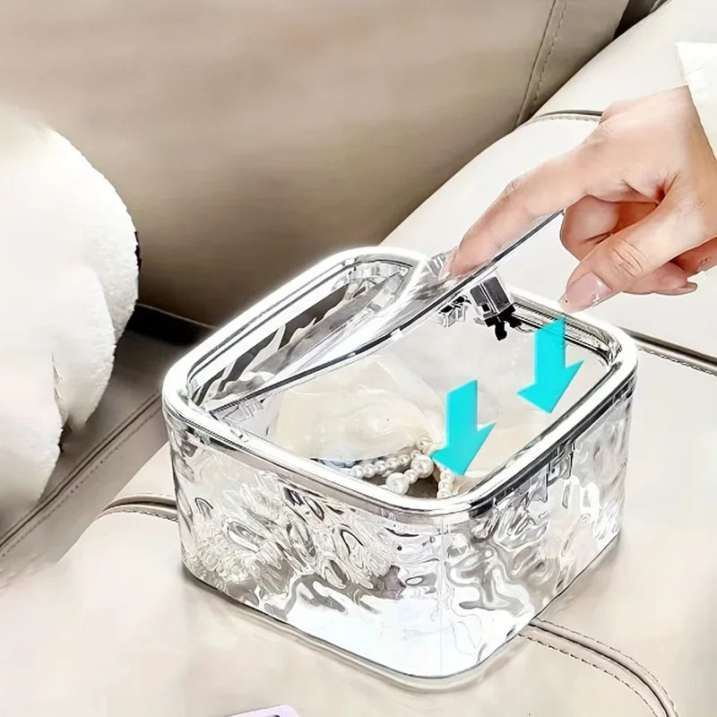 Hair Accessories Organizer Storage Box Clear Acrylic Tie Headband