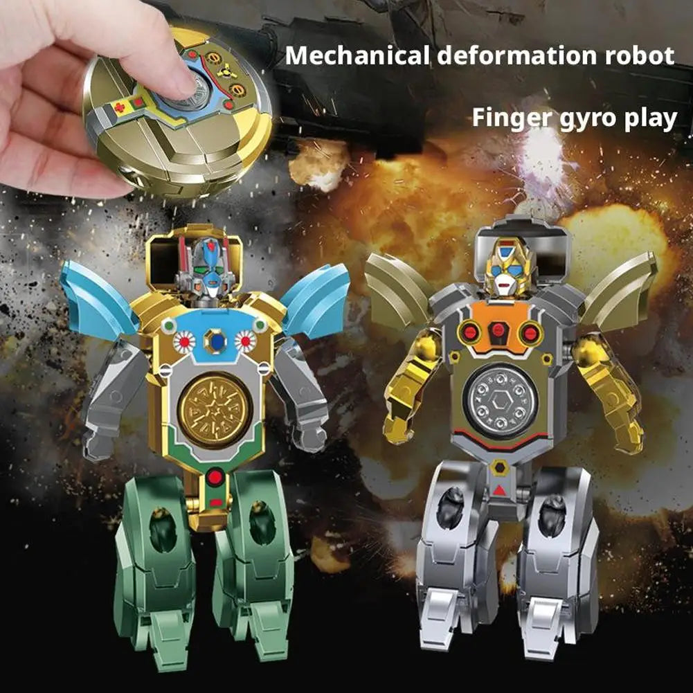 Robot Transformation Fidget Spinner – Sensory Toy for Kids