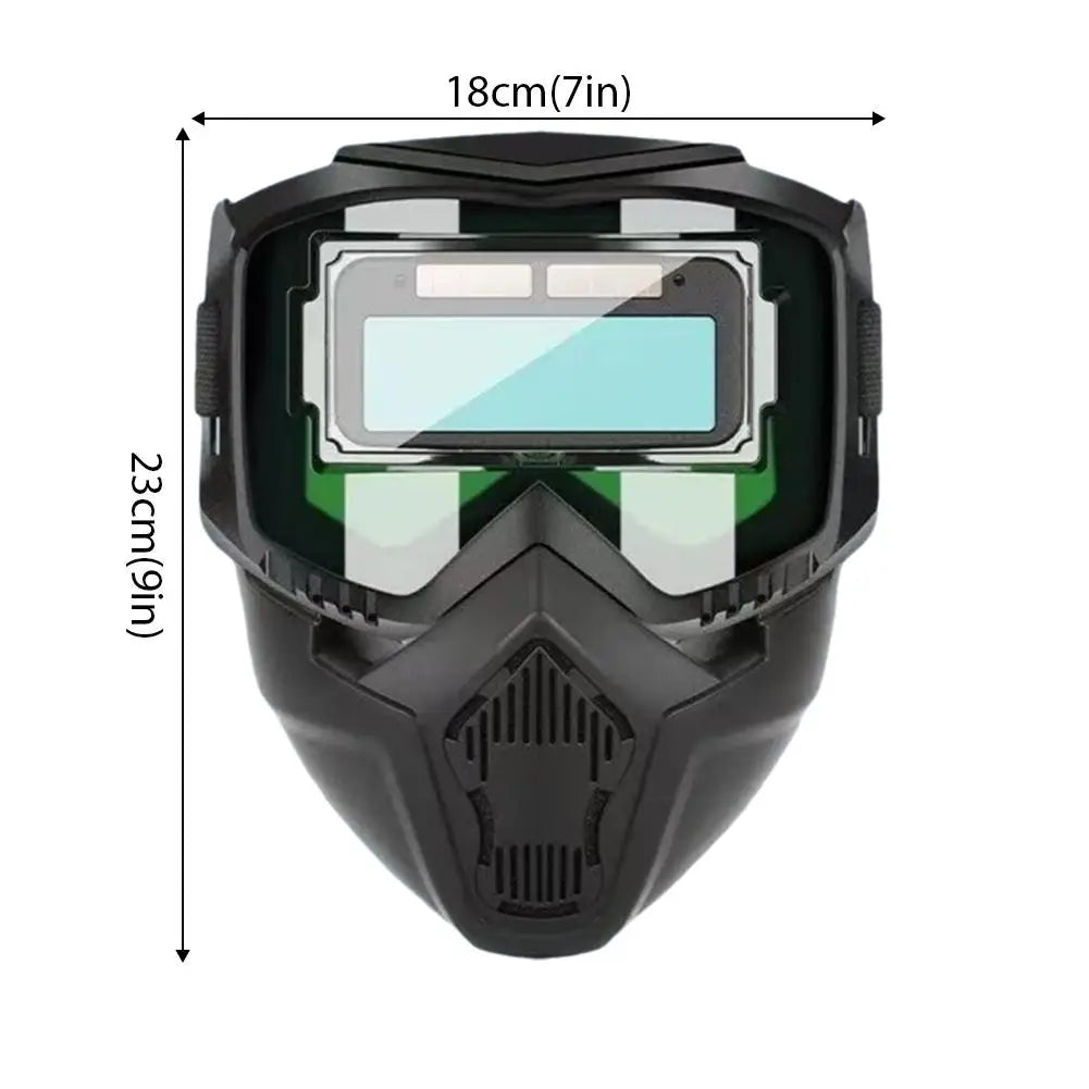 Auto-Darkening Welding Helmet | Adjustable Head-Mount PVC