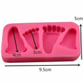 3D Baby Feet Silicone Mold – Fondant Chocolate Cake Baking