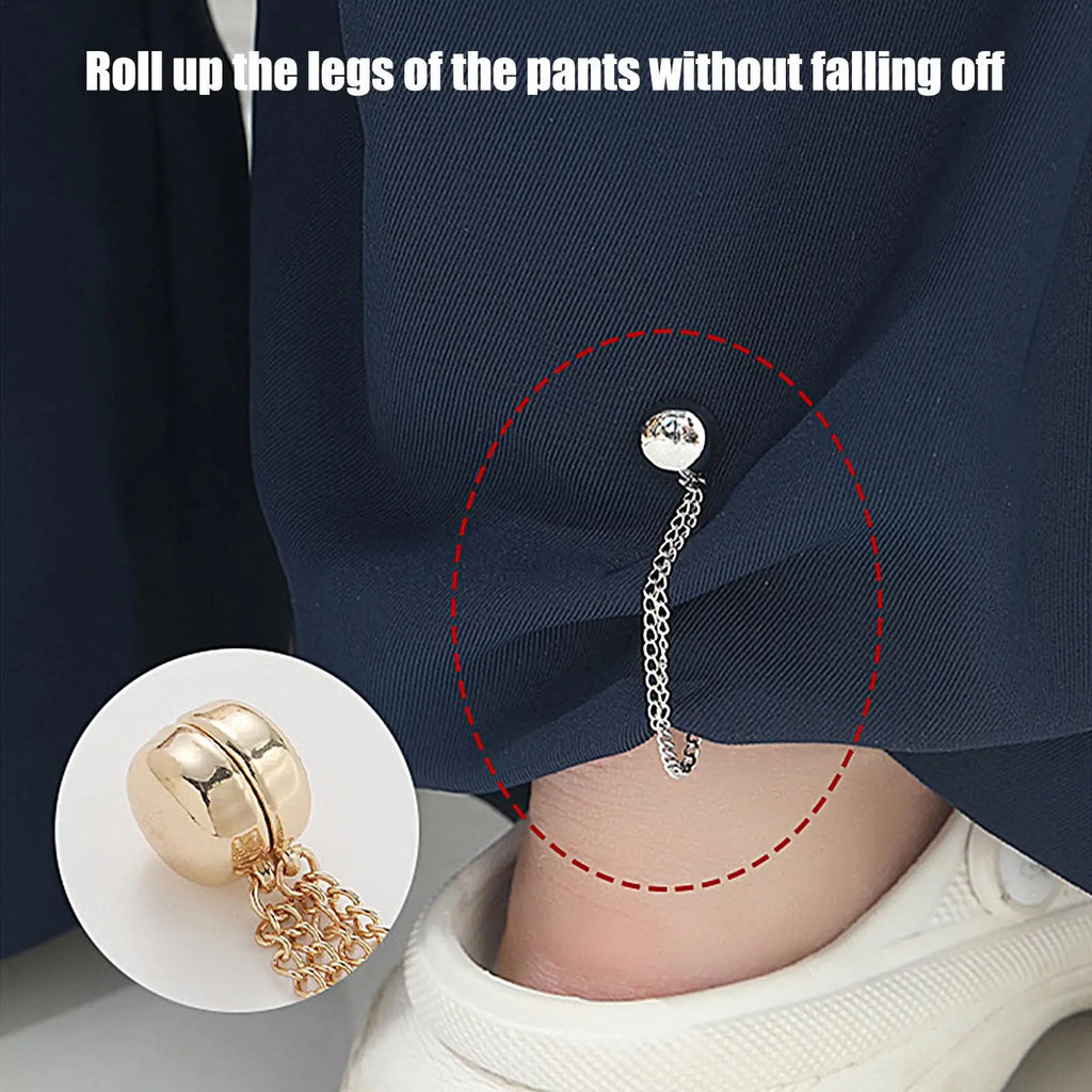 Magnetic Clothing Clips – No-Sew Sleeve & Hem Adjuster Set of 4