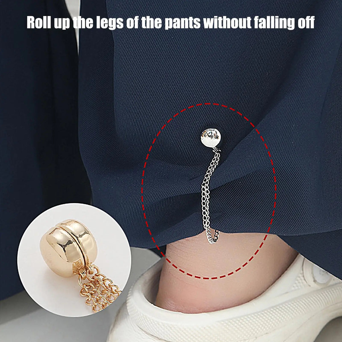 Magnetic Clothing Clips – No-Sew Sleeve & Hem Adjuster Set of 4