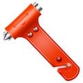 2-in-1 Car Safety Hammer – Window Breaker & Seat Belt Cutter