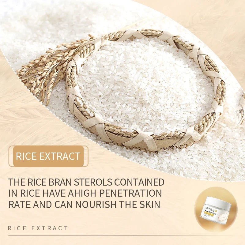 BIOAOUA Rice Puree Face Cream – Hydrating & Brightening 50g