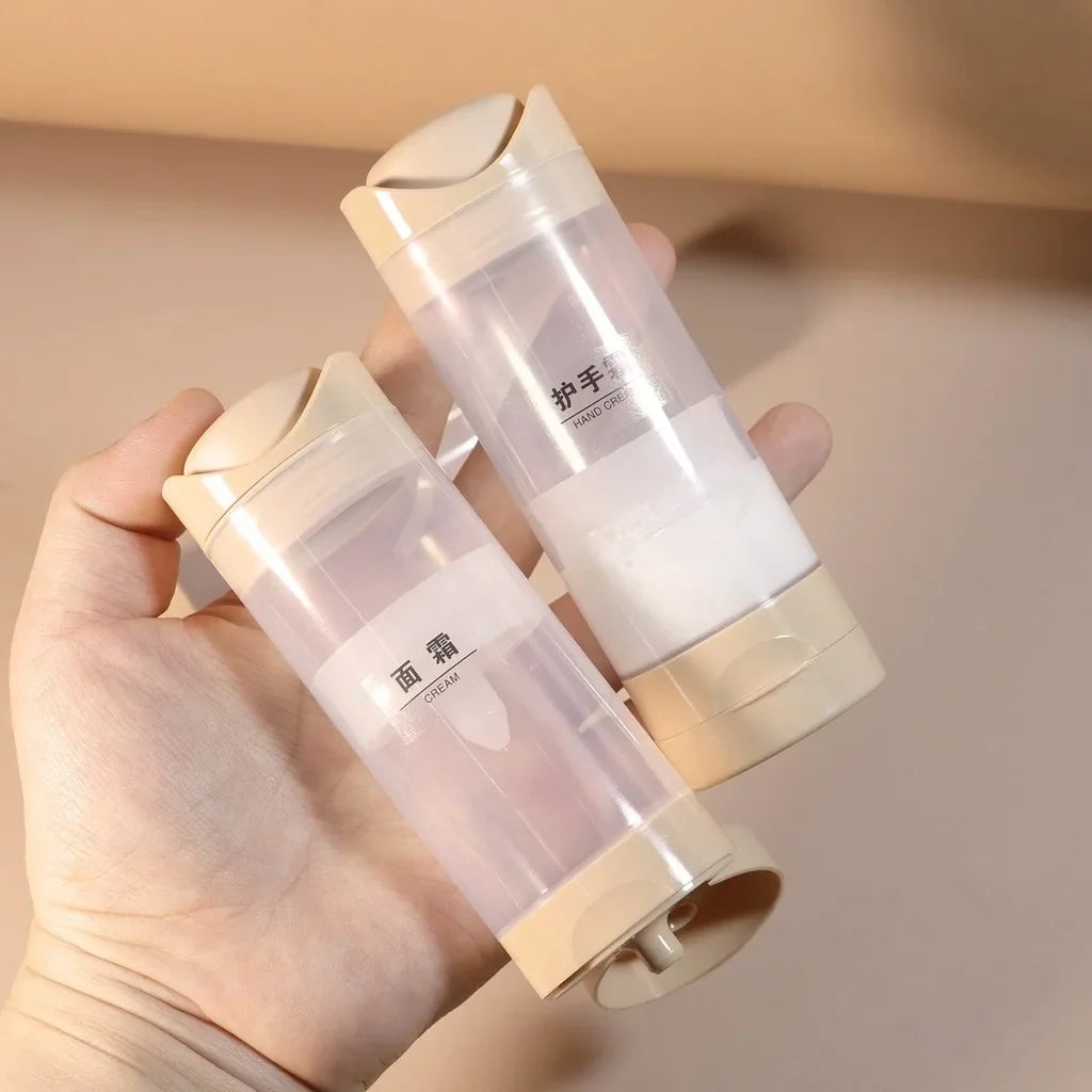 Airless Pump Refillable Travel Bottle – Vacuum Dispenser 50/80ml