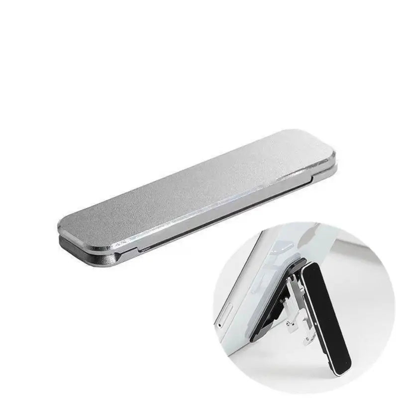 Mini Foldable Aluminum Phone Stand | Adjustable Desk Mount