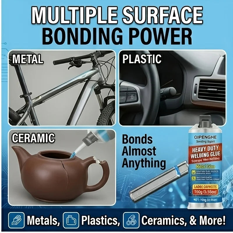 100g Heavy-Duty Welding Glue | High Temp Metal Repair Adhesive