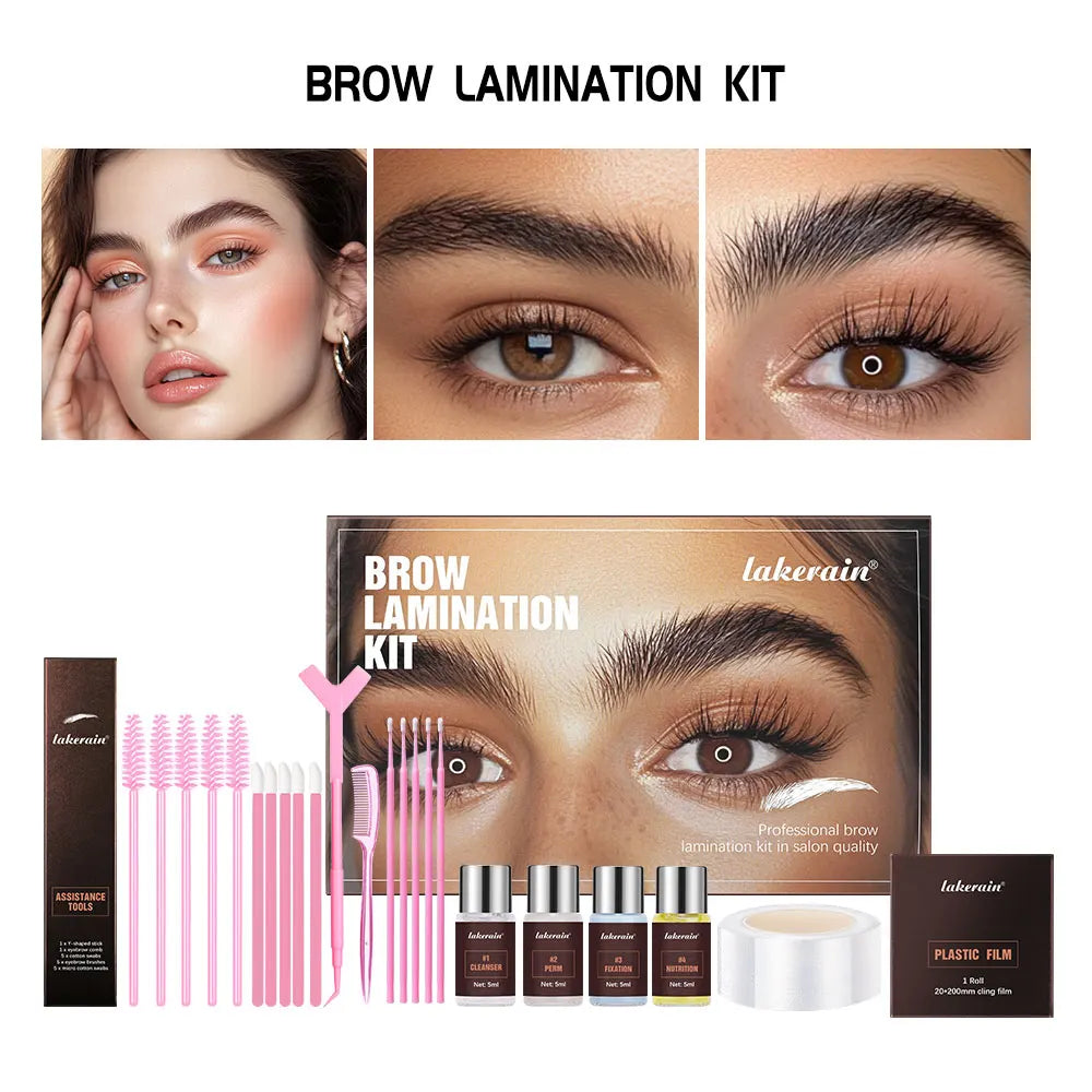 Brow Lamination Kit – Lift, Thicken & Shape Eyebrows at Home