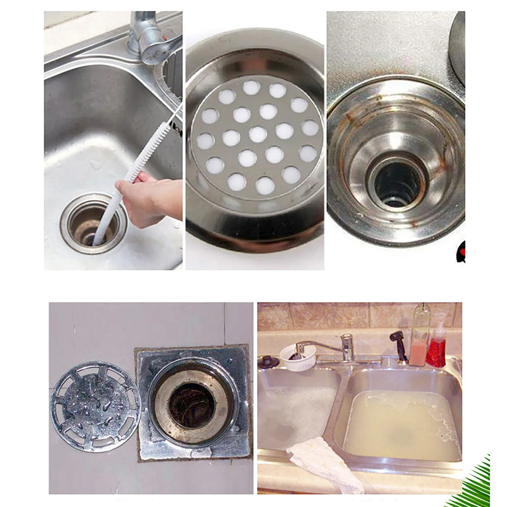 Silicone Hair Catcher Drain Strainer – Shower & Sink Stopper