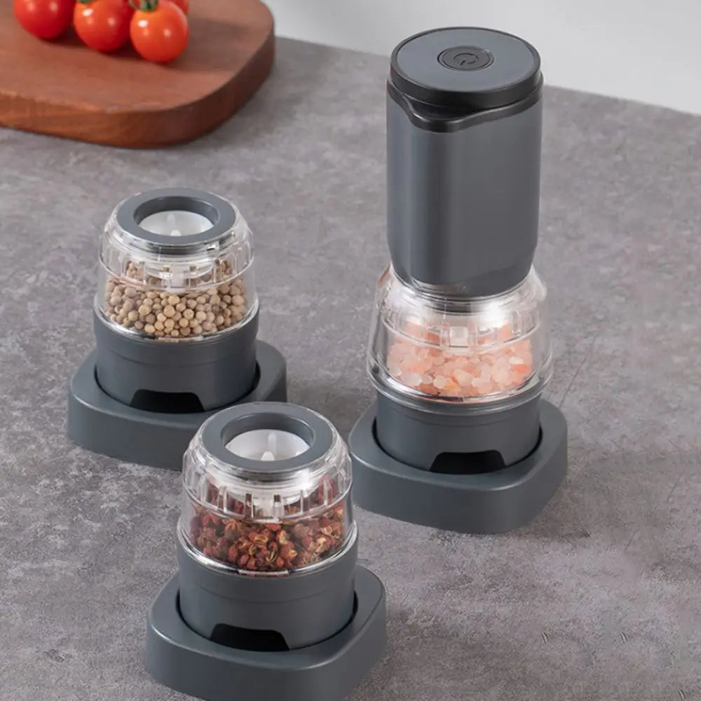 Rechargeable Electric Pepper Grinder Set | Ceramic Core