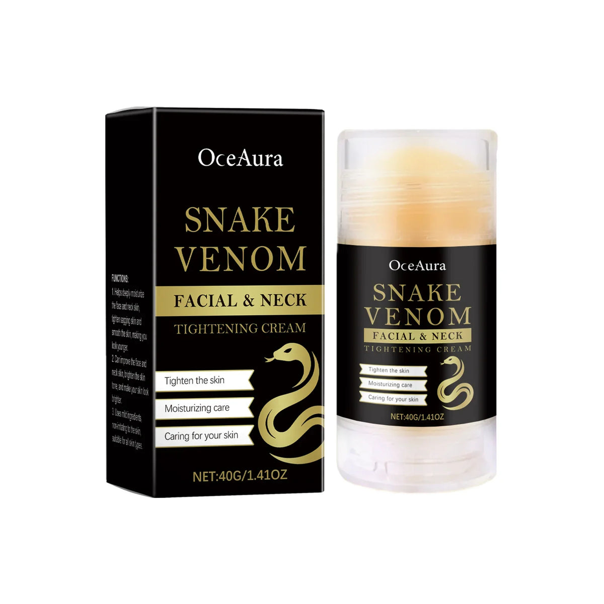 OceAura Snake Venom Neck Firming Stick | Lift & Moisturize