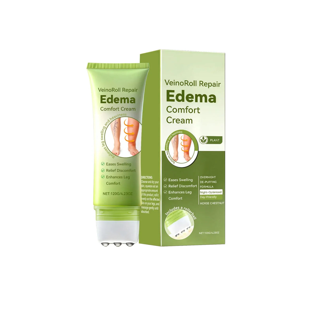 Daily Leg Care Roller Massage Cream – Moisturizing & Comforting