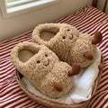 Women's Cartoon Plush Winter Slippers | Cozy Non-Slip House Shoes