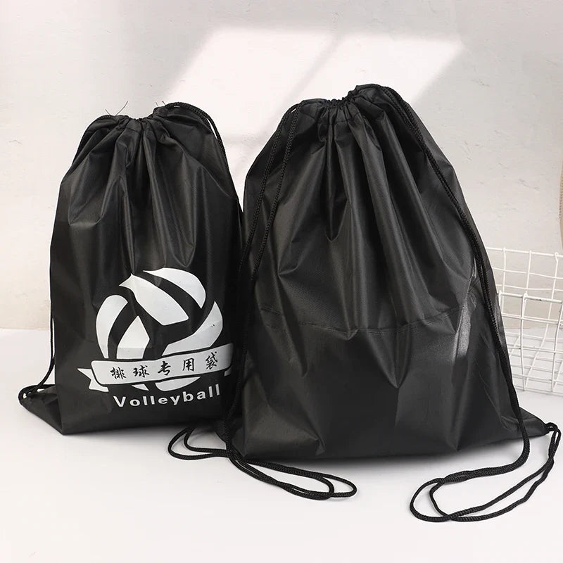 Oxford Cloth Drawstring Backpack – Sports Gym Bag for Football