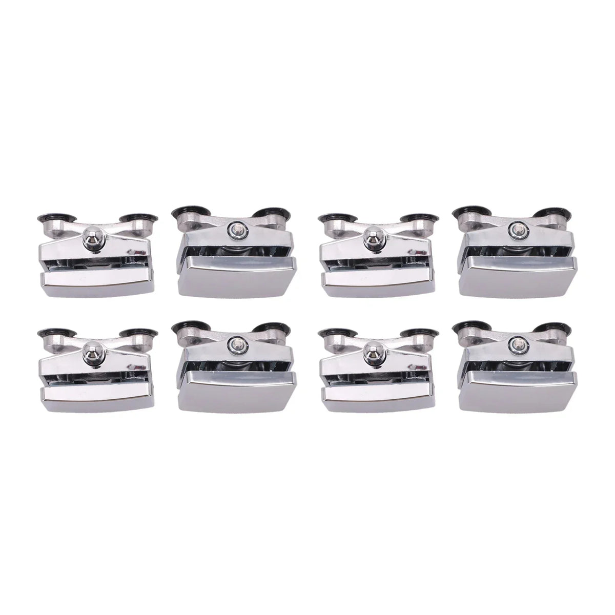 ABS Chrome Shower Door Sliding Pulleys – 8-Piece Roller Set