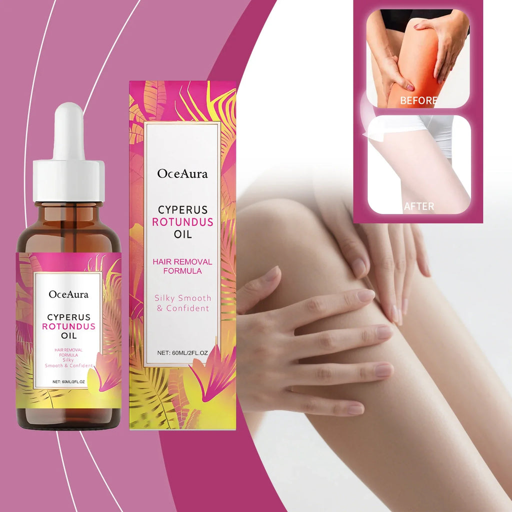 OceAura Post Hair Removal Soothing Body Oil | Jojoba & Tea Tree