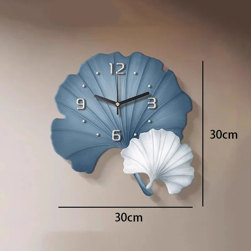 Oeny Modern Silent Wall Clock – Minimalist Resin 30cm Decor