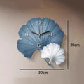 Oeny Modern Silent Wall Clock – Minimalist Resin 30cm Decor
