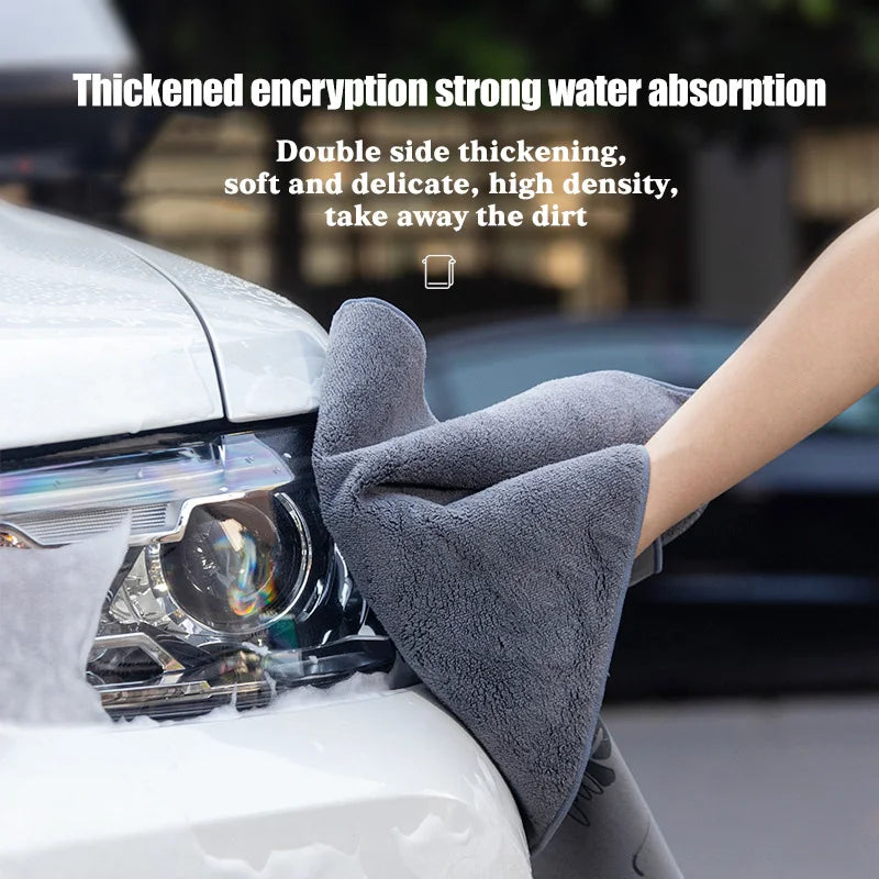Double-Sided Microfiber Car Cleaning Towel | Drying & Detailing