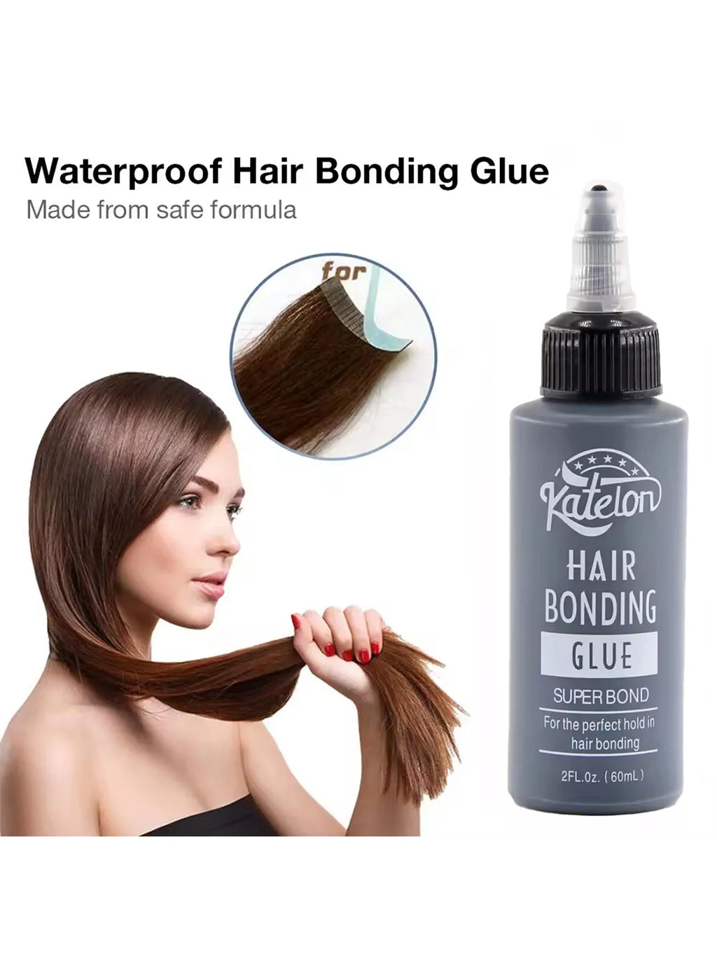 60ml Pro Wig & Hair Extension Glue | Strong Hold Bond Adhesive