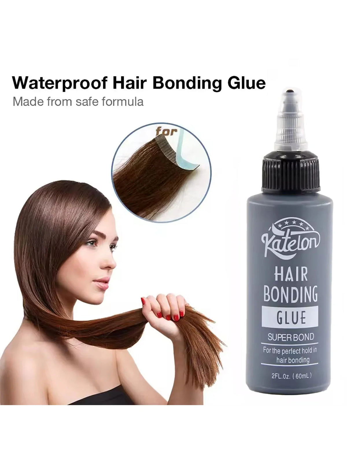 60ml Pro Wig & Hair Extension Glue | Strong Hold Bond Adhesive