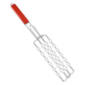 Non-Stick Hot Dog Grill Basket with Wooden Handle | BBQ Rack