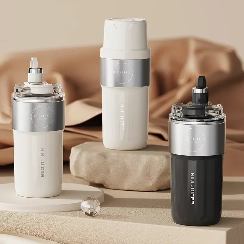 URGGU 350ml Portable Blender – 26-Blade USB Rechargeable