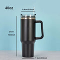 40oz Vacuum Insulated Tumbler – Stainless Steel Travel Mug