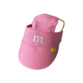 Dog Canvas Baseball Cap with Ear Holes – Sun Visor for Small Dogs
