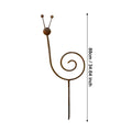Snail Shape Metal Garden Stakes – Vintage Vine Climbing Support