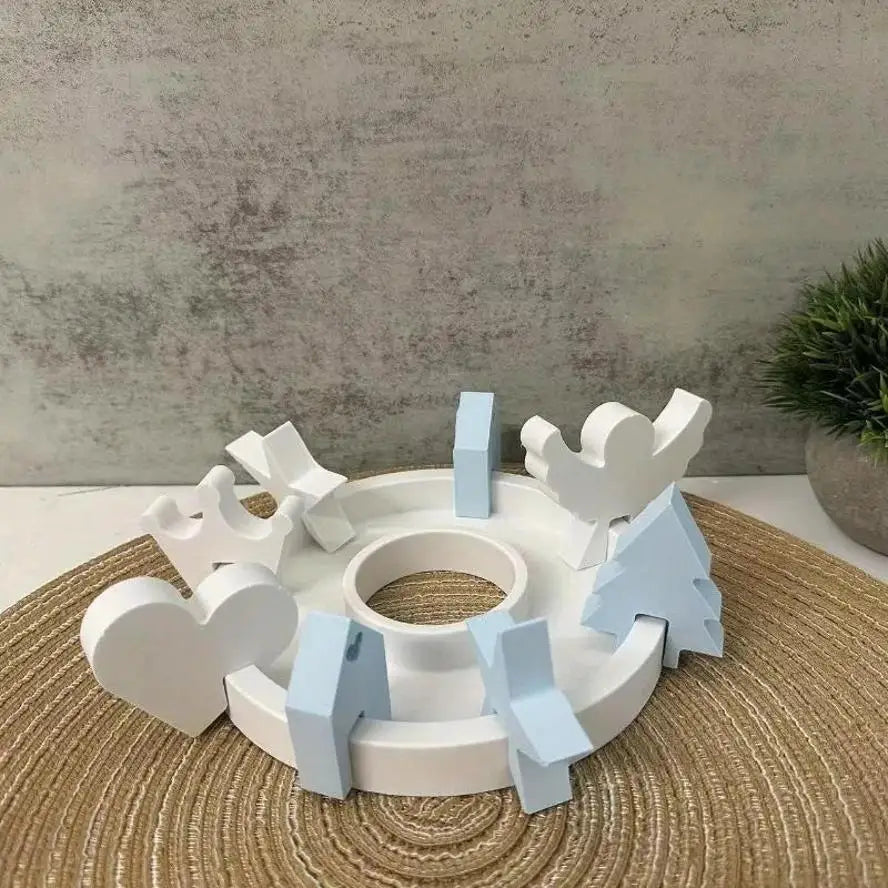 Angel House Silicone Mold – DIY Concrete & Gypsum Casting