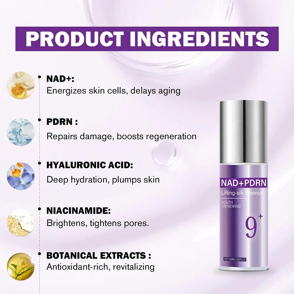 NAD+ PDRN Firming Facial Serum – Lifting Moisturizing Essence 50ml