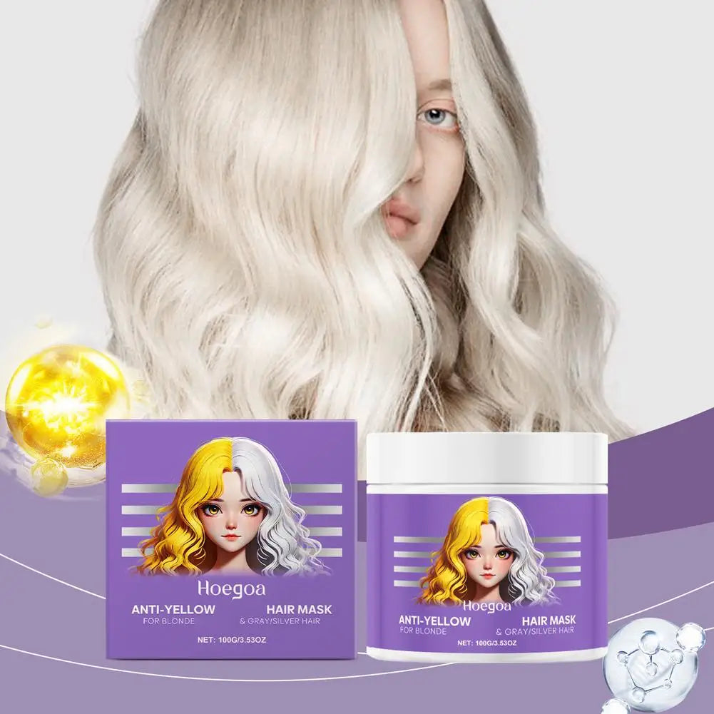 Purple Hair Mask – Toning Deep Conditioner for Blonde & Gray Hair