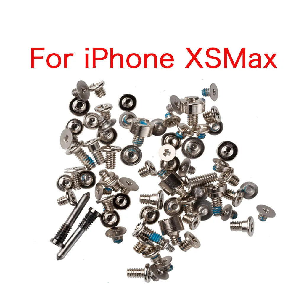 iPhone X XR XS 11 12 Pro Max Inner Full Screw Replacement Set