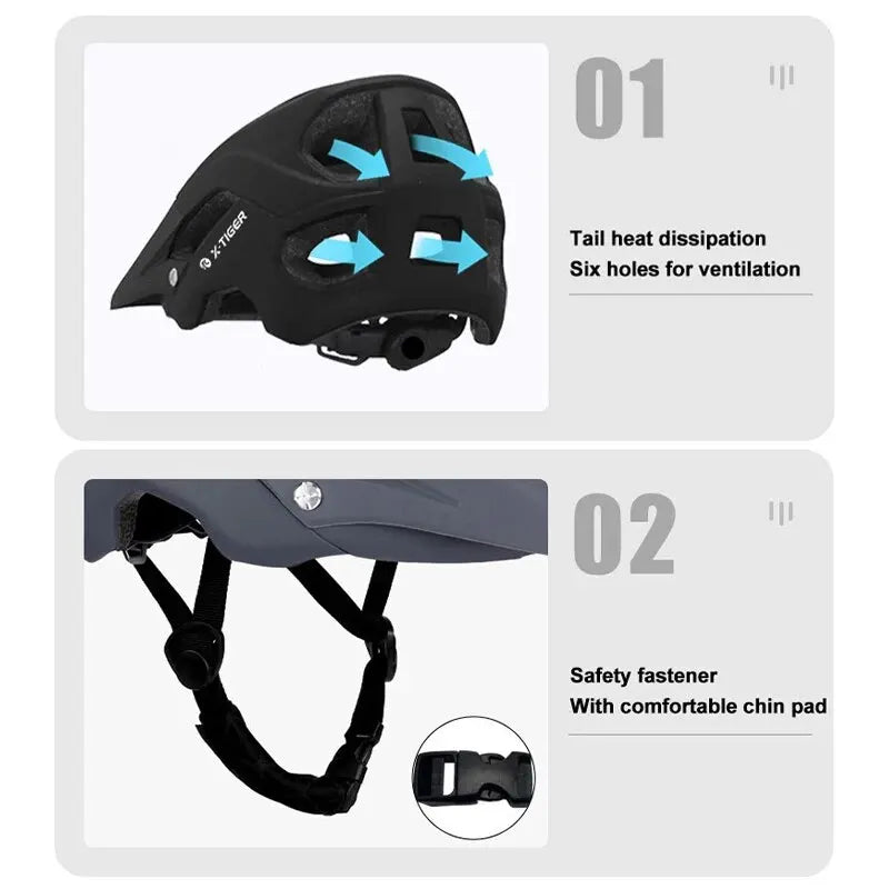X-TIGER Ultra-Light Road & Mountain Bike Helmet | Racing