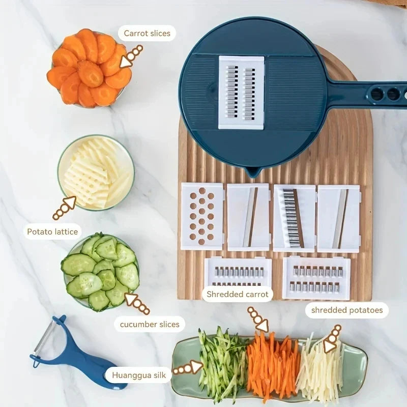 1 Vegetable Cutter Multi-functional Potatoes Manually Cut Shred