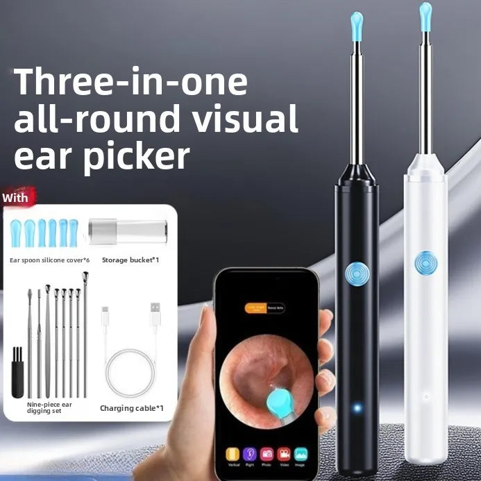 Visual Ear Wax Cleaner with HD Camera & LED Light | Ear Care Kit