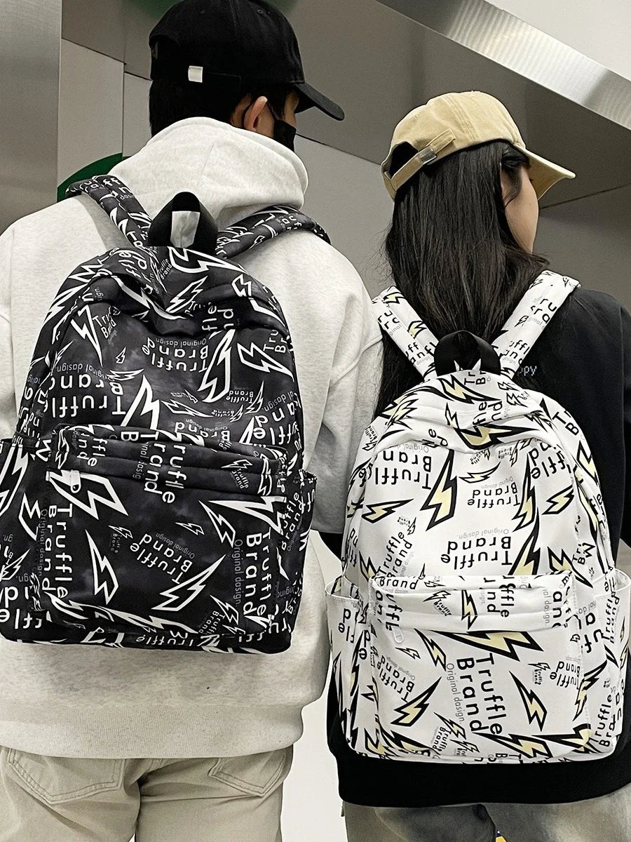 Men's Graffiti School Backpack – Teen Boys Travel Rucksack