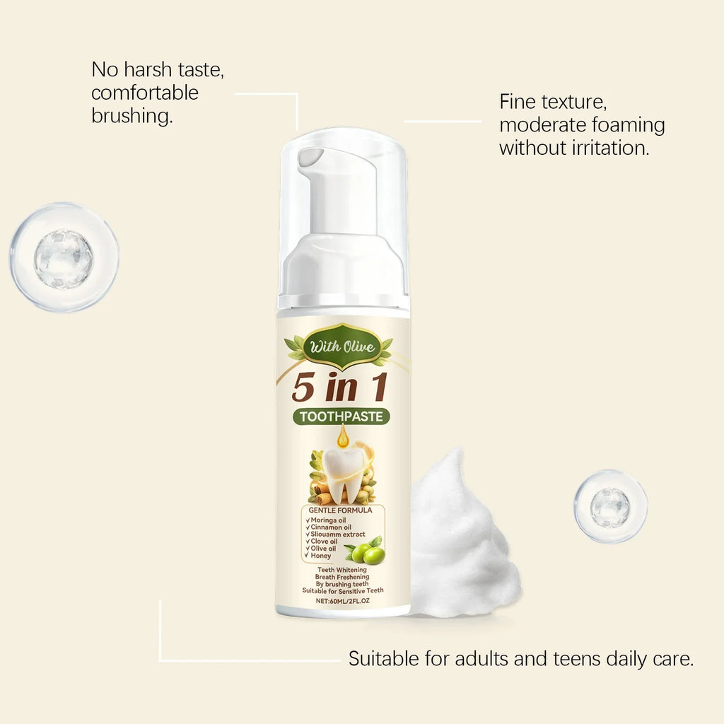 Olive Teeth Clean Toothpaste – Whitening & Fresh Breath 60ml
